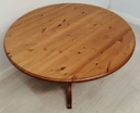 3ft9" DUCAL Round Pine Table