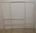 4FT6" white  FOUR-POSTER  canopy BED FRAME