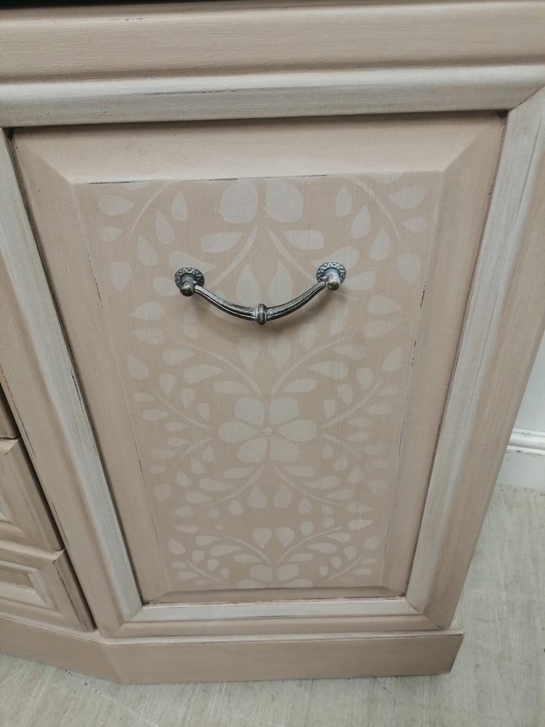 modern TRIPLE painted SIDEBOARD