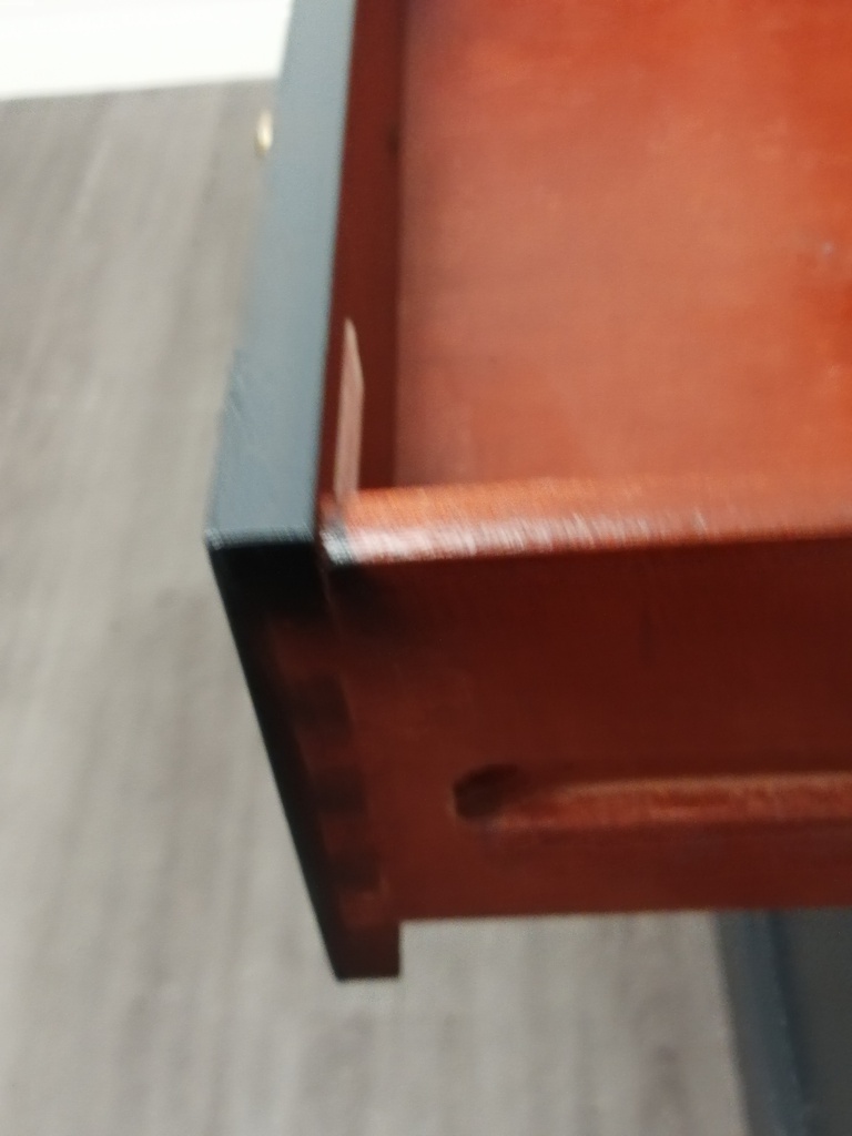 neat stag painted sideboard