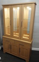 oak style display unit