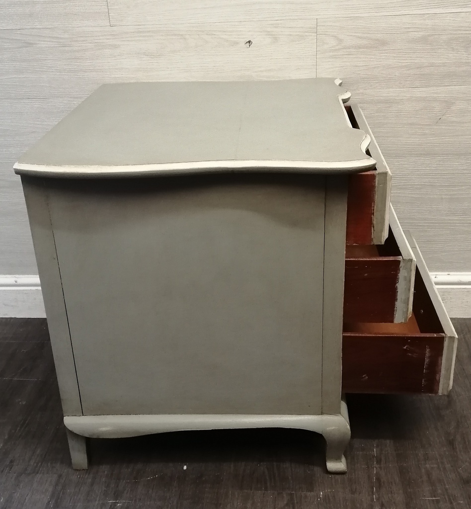 French style classic painted bedside