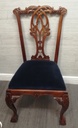 Set of six chippendale mahogny ball &amp; claw feet style chairs
