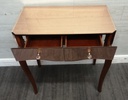 Bronzed Mirrored Two Drawer Console /DressingTable