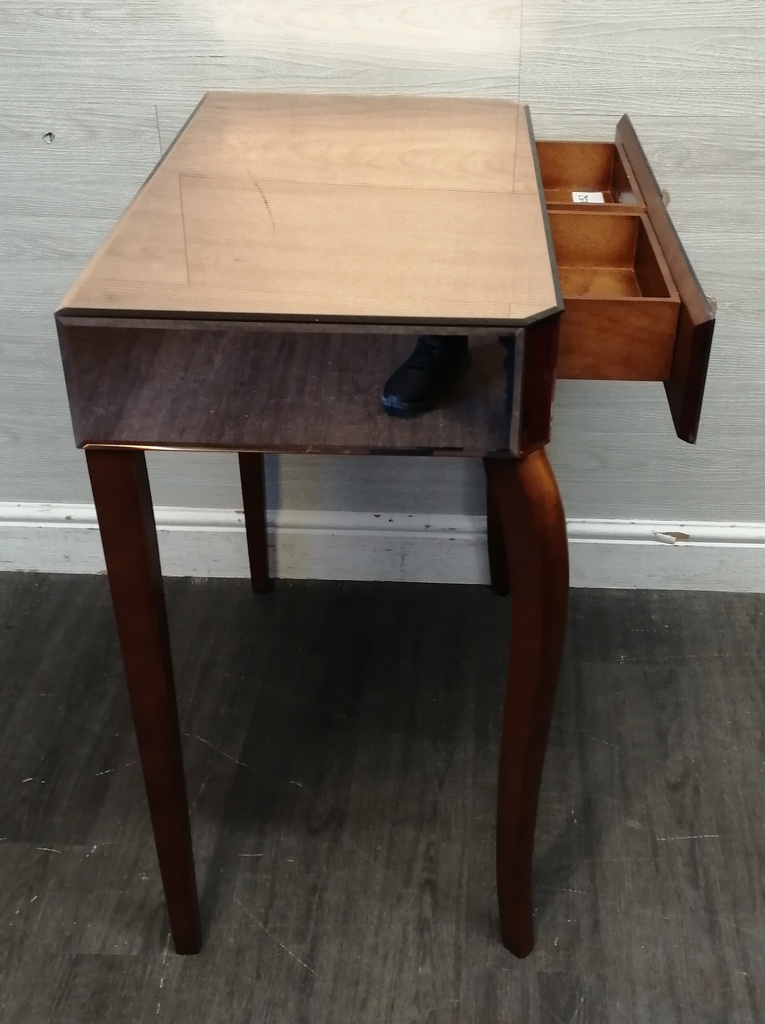 Bronzed Mirrored Two Drawer Console /DressingTable