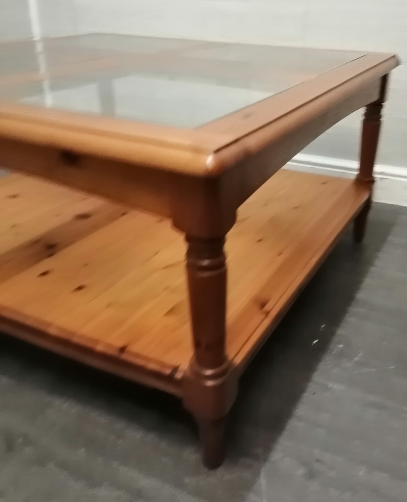 DUCAL PINE SQUARE COFFEE TABLE