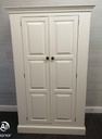 Shabby Chic Whitw  Solid Pine Wardrobe