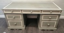 STUNNING PINE PAINTED PEDESTAL DESK