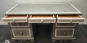 STUNNING PINE PAINTED PEDESTAL DESK