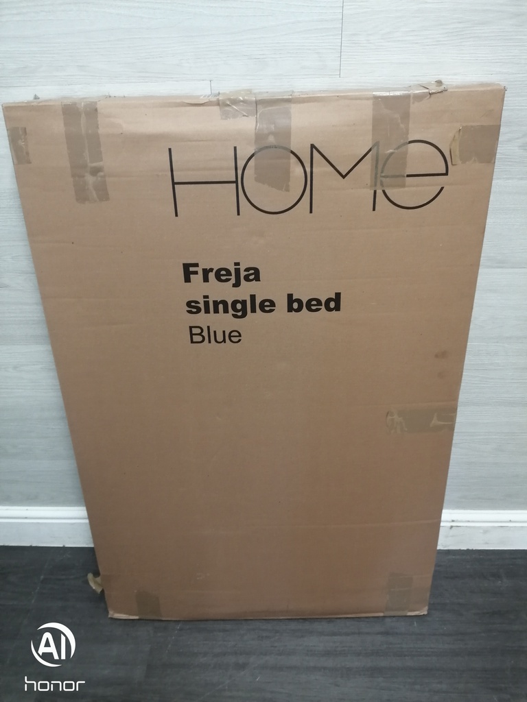 New Boxed Single 3ft Blue Bed Frame