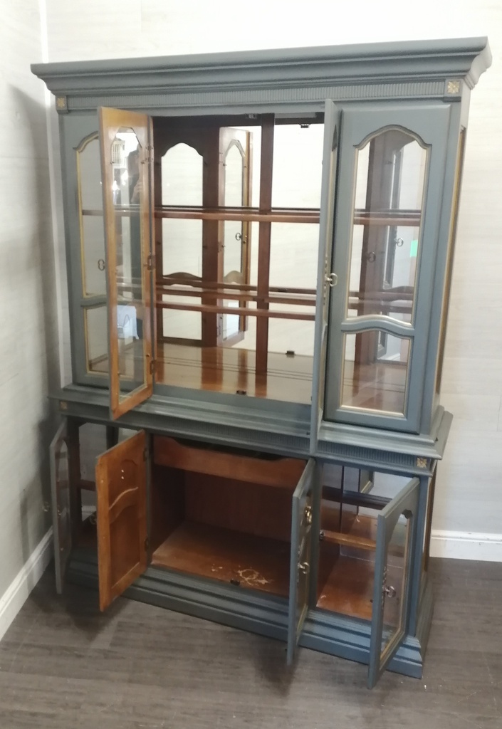 Lovely Painted Glazed Display Unit