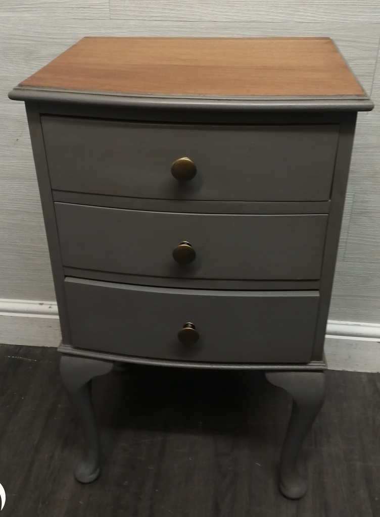 Lovely Vintage Painted Bedside Chest