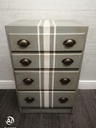 Lovely Vintage Painted Four Drawer Chest