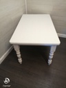 SOLID PINE 5FT WHITE WASHED  DINING TABLE