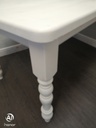 SOLID PINE 5FT WHITE WASHED  DINING TABLE