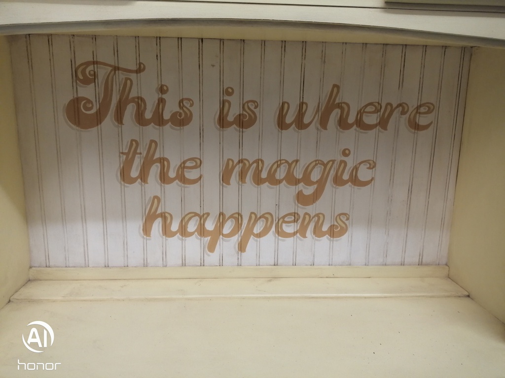 Lovely Painted PineWorkstation Desk