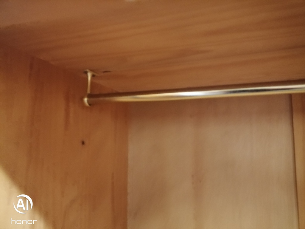 Lovely painted pine wardrobe