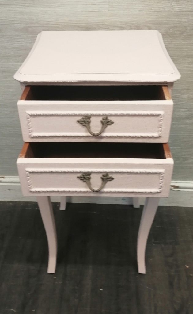 Pink Marie Antoinette Style Bedside Table
