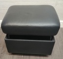BLACK STRESSLESS OTTOMAN MODERN FOOTSTOOL