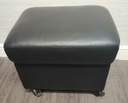BLACK STRESSLESS OTTOMAN MODERN FOOTSTOOL
