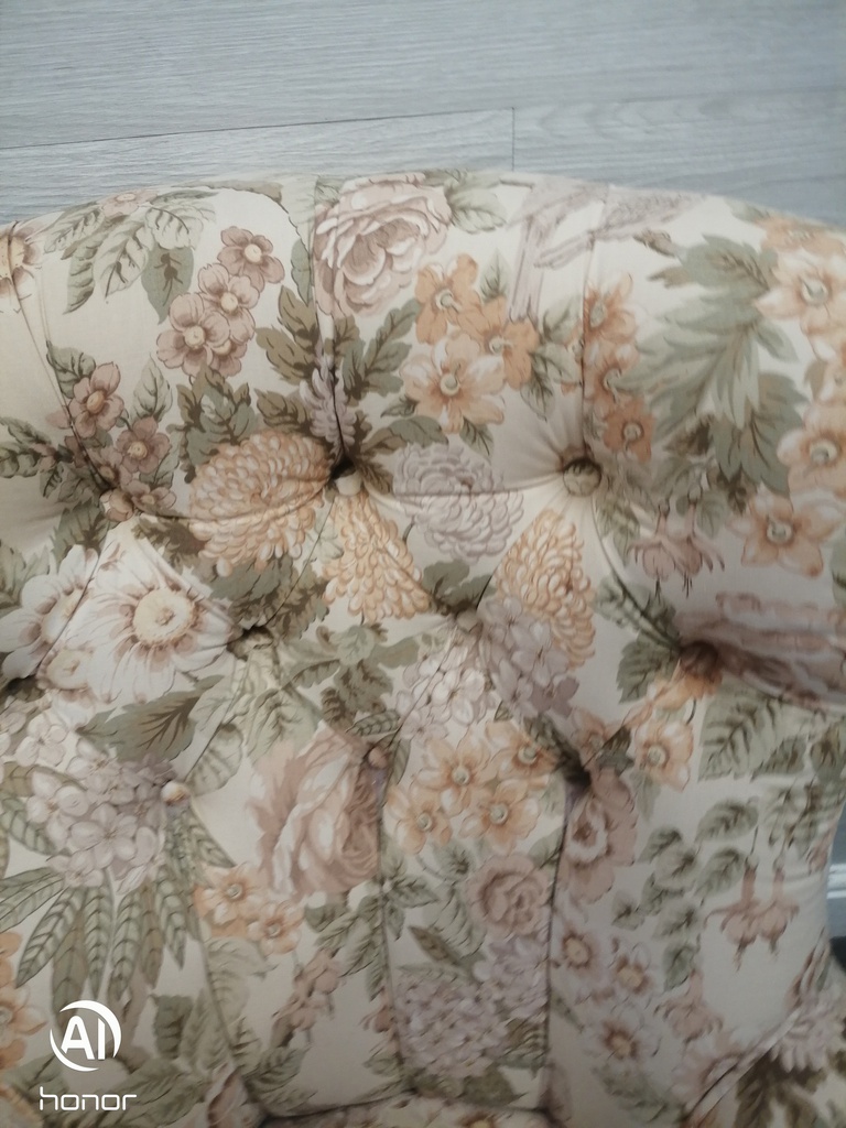 LOVELY BIRD PRINT BEDROOM CHAIR