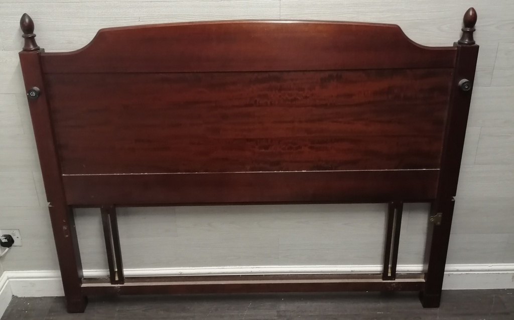 DARK WOOD 4FT 6" HEADBOARD