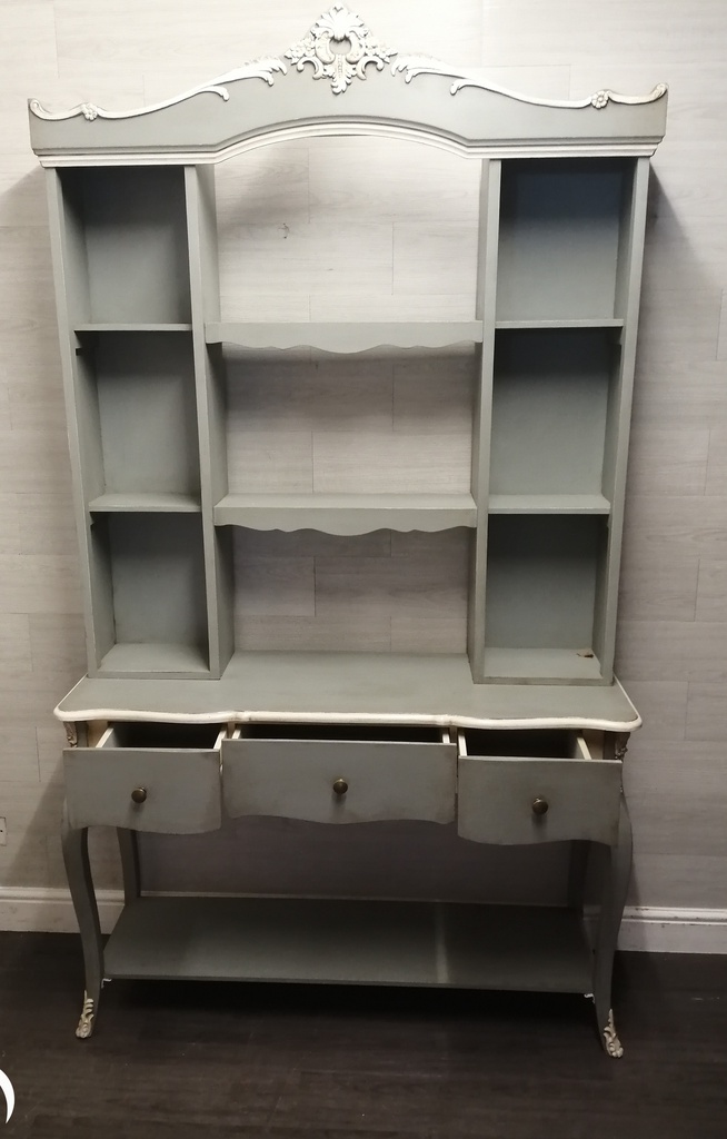 french style Painted open shelf dresser