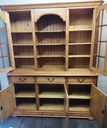 Quality large pine glazed display unit