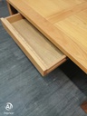 OAK COFFEE TABLE WITH DRAWER