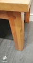OAK COFFEE TABLE WITH DRAWER