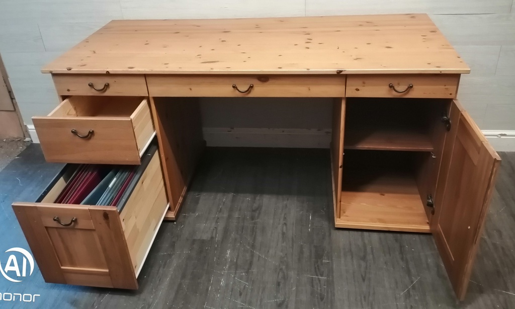 GOOD SIZE IKEA PINE DESK