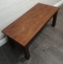 DARK WOOD COFFEE TABLE