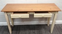 Shaker style pine 2 two drawer console table