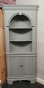 Quality Painted Solid Pine Barrell Back Corner Unit