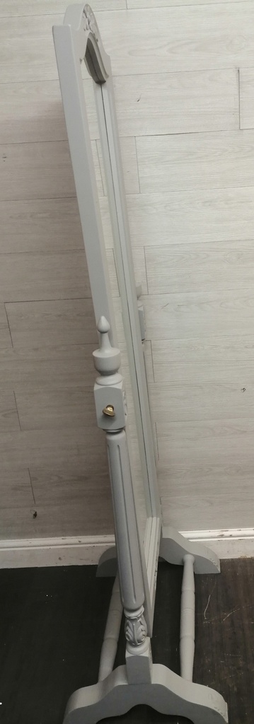 Quality Painted Solid Pine Cheval Mirror