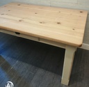 QUALITY 5FT PINE TABLE WITH DRAWER