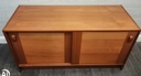 Parker Knoll Retro Teak Sliding Door Tv Unit