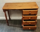 PINE FOUR DRAWER DESK / DRESSING TABLE