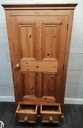QUALITY NEAT SINGLE DOOR PINE WARDROBE