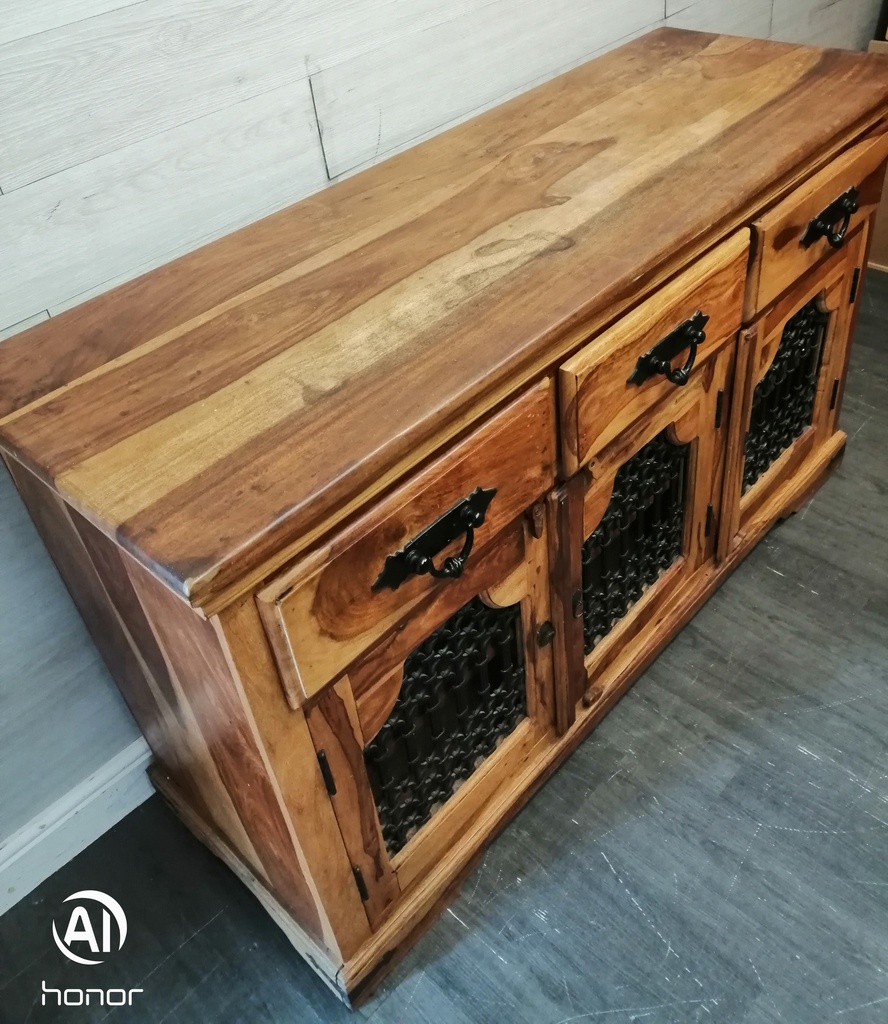 QUALITY SOLID SHEESHAM WOOD SIDEBOARD