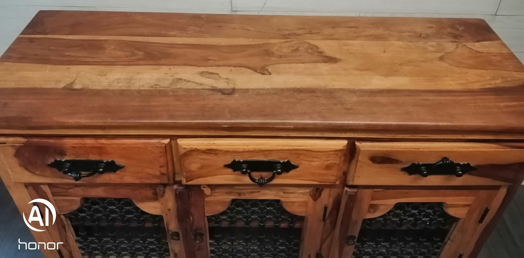 QUALITY SOLID SHEESHAM WOOD SIDEBOARD