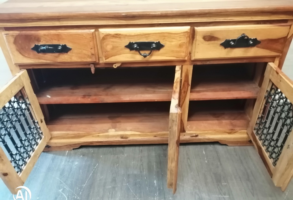 QUALITY SOLID SHEESHAM WOOD SIDEBOARD