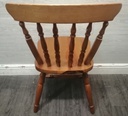 Single Pine Back Dining Chair