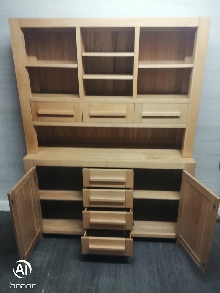 BARGAIN OAK DISPLAY DRESSER UNIT