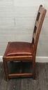 SET OF EIGHT RUSTIC SHEESHAM DINING CHAIRS
