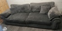 large Grey Four Seater Sofa