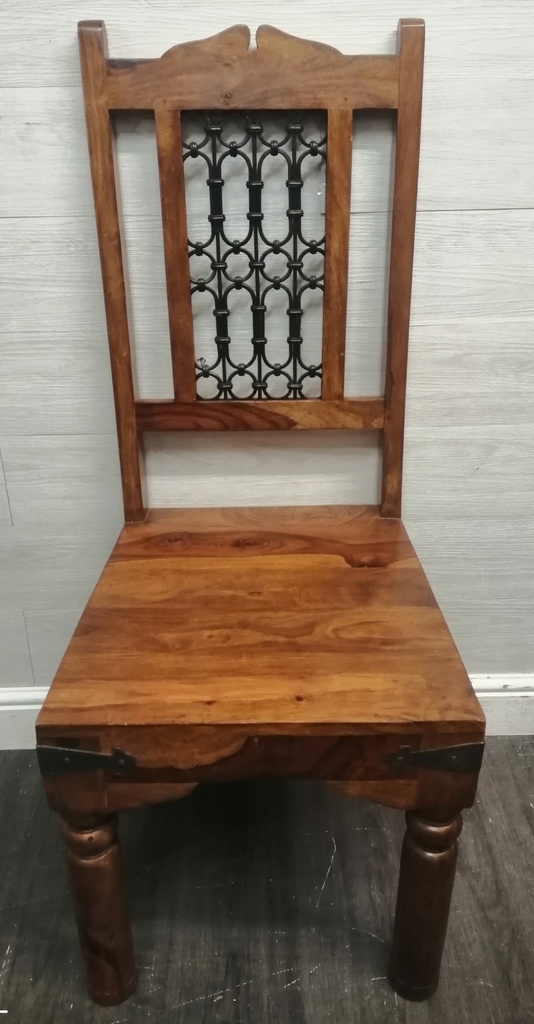 SHEESHAM DINING TABLE &amp; SIX CHAIR SET