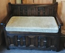 Dark Oak Storage Bench