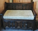 Dark Oak Storage Bench