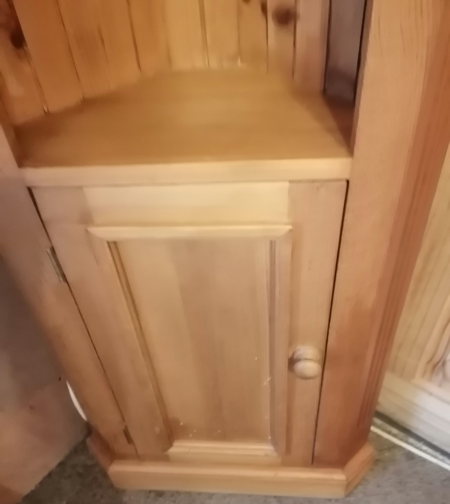 Neat Solid Pine Corner Unit
